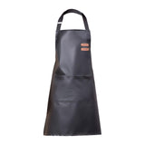 Maxbell Chef Apron with Large Pocket Waterproof Apron for DIY Painting Washing Women Black