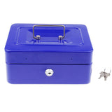Max Creative Storage Box Building Block Shaped Metal Saving Space Box Blue