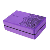 Maxbell Yoga Block High Density EVA Foam Blocks Balance Trainer Non Slip for Fitness Violet