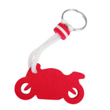 Maxbell Portable Floating Motorcycle Keyring Buoyant Key Ring for Water Sport Red