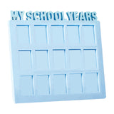 Maxbell School Years Picture Frame Graduation Keepsake Frame Photo Collage Blue
