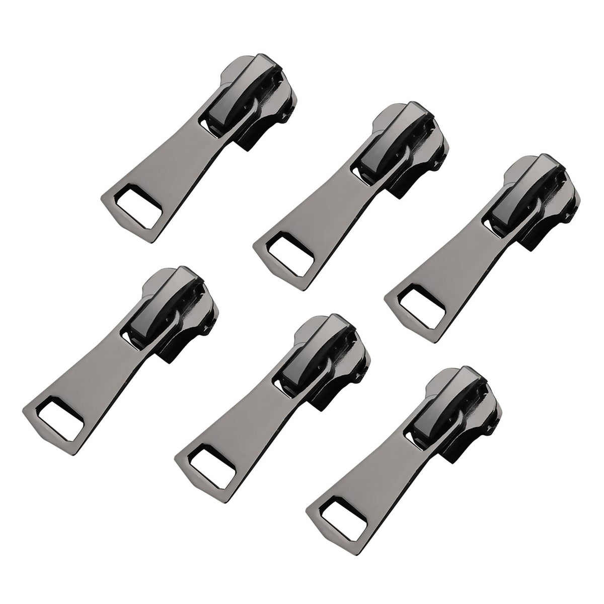 Maxbell 6x Universal Instant Fix Zippers Repair Kit Replacement Zipper Slider Jackets Black