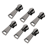 Maxbell 6x Universal Instant Fix Zippers Repair Kit Replacement Zipper Slider Jackets Black