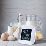 Maxbell Digital Stainless Steel Oven Cooking BBQ Touch Screen Food Meat Gauge