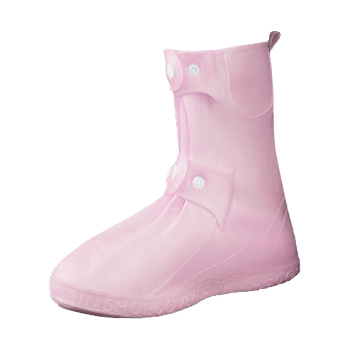 Maxbell Waterproof Shoes Cover Adults Boot Protector Anti Slip Rain Boots Cover M Pink