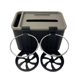 Maxbell Car Armrest Storage box Cup Holder car Storage for Coffee Black