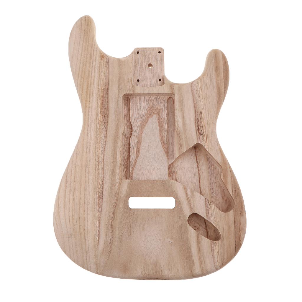 Max Solid Wood Guitar Body for ST Electric Guitar DIY Accs Material Luthier Tool