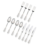 Maxbell Disposable Cutlery Plastic Forks Spoons Knifes Party Decor Silverware Silver