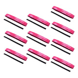 Maxbell 10 Pieces Tennis Overgrip Anti Skid Racket Grip Tape for Motorbike Handlebar Deep Pink