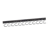 Maxbell Garden Tool Organizer Wall Mount Durable Steel Adjustable for Shed 48in