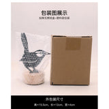 Maxbell Bird Silhouettes Memo Holder Wooden Table Card Holder for Desktop Decoration StyleC