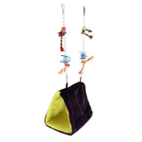 Maxbell Bird Parrot Budgie Nest Warm Suspended Hut Cage Swing Hanging Toy Large