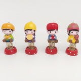 Max 4 Pieces Mini Cartoon Statue Home Car Desktop Decorations Figurine Play Set