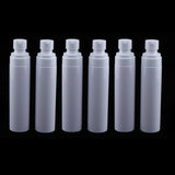 Max Maxb 6pcs PET Empty Spray Pump Bottle Riffilable Cosmetic Bottles Set White 100ml