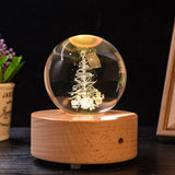 Maxbell 80mm Clear Crystal Ball Photography Prop Table Decoration Christmas Tree