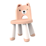 Maxbell Kids Chair Cute Anti Slip Cartoon Desk Chair for Kindergarten Nursery Indoor Pink