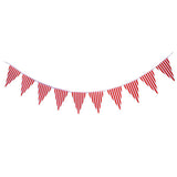 Maxbell Colorful Paper Flag Banners Flag Decoration String Pennant Banner Red