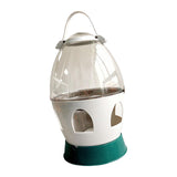 Maxbell Pigeon Water Dispenser Feeder Bird Feeding Drinker for Parrot Dove Parakeet 4L Gray 32.5cmx21cm