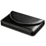 Maxbell Portable PU Leather Business Cards Holder Name Card Storage Cardcase Black