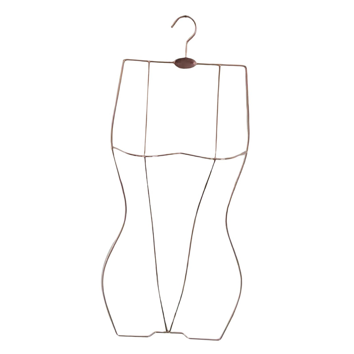 Maxbell Body Shape Bikini Swimsuit Hanger Dress Lingerie Wardrobe Organizer Rack Rose Aureate