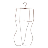Maxbell Body Shape Bikini Swimsuit Hanger Dress Lingerie Wardrobe Organizer Rack Rose Aureate