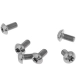Maxbell 6pcs M5 x10/12mm Bike T25 Head Screw Disc Brake Rotor Bolts Titanium M5×12mm