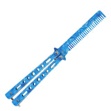 Maxbell Practice Butterfly Comb Trainer Training Comb for Beginner Practice Training Blue