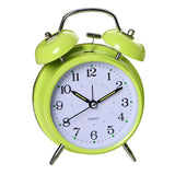 Maxbell Twin Bell Alarm Clock Dial, Luminous, Battery Operated Loud Alarm Clock Green