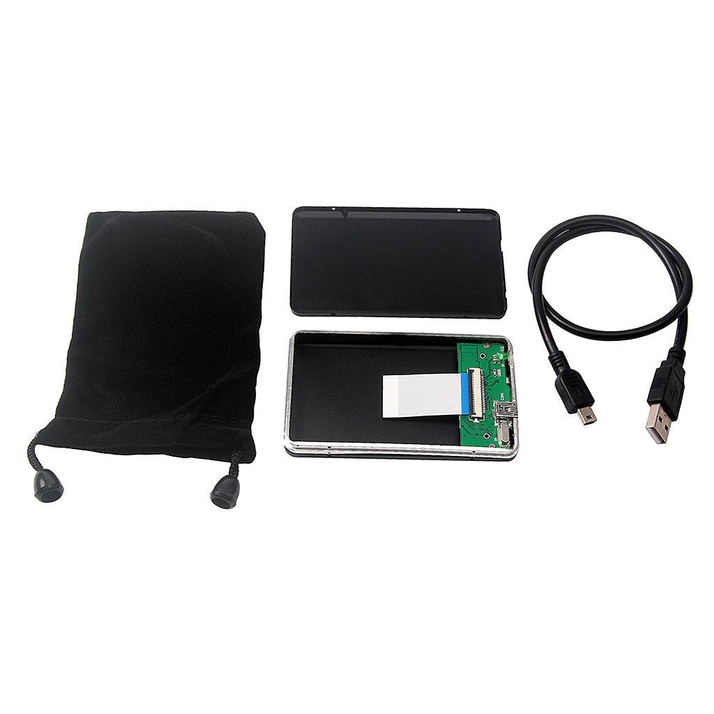 Max USB 2.0 to 1.8" CE/ZIF Hard Drive Disk HDD Aluminum Enclosure External Case