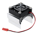 Max 380 390 Motor Heat Sink with Cooling Fan for 1/10 RC Model Car Buggy Crawler