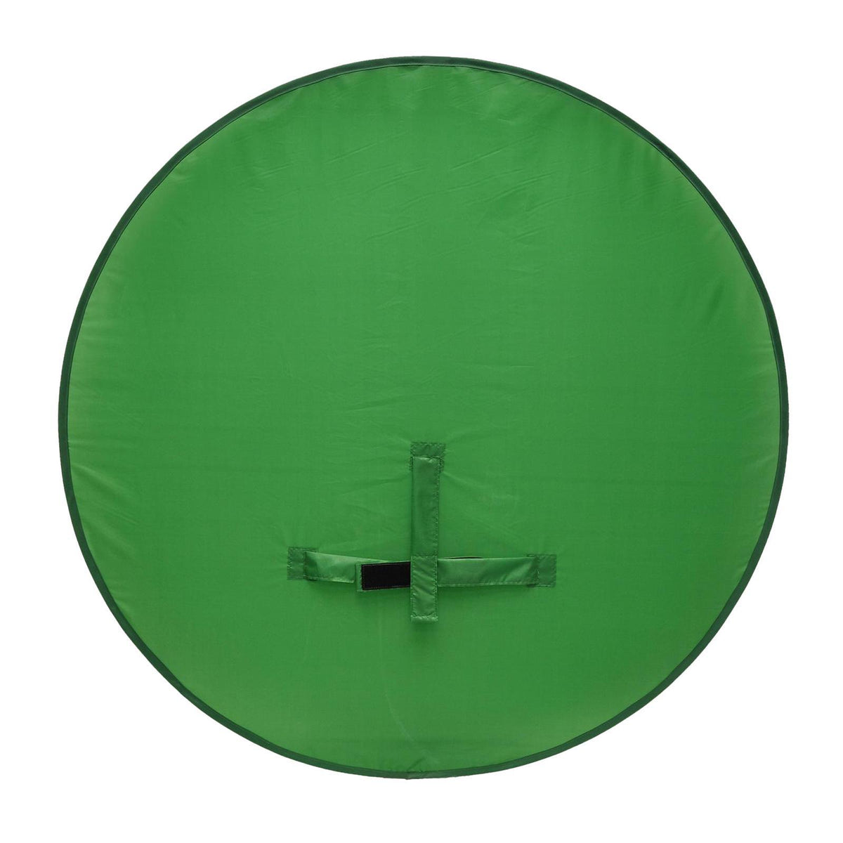 Maxbell 2-in-1 Green Screen Round Cloth Fix on Chair for Zoom Video Photography 142cm 55.91inch Green Screen