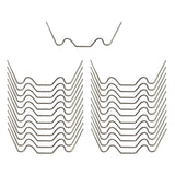 Maxbell 25Pcs Greenhouse Glazing Clips Stainless Steel W Spring Wire for Greenhouse