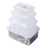 Max Food Storage Container Refrigerator Organizer Box Rectangle Transparent