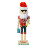 Maxbell Wood Nutcracker Figures Christmas Shelves Decor Desktop Red