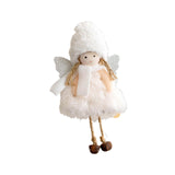 Maxbell Christmas Tree Hanging Ornament Hanging Doll Decorations for Xmas Decor White