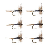 Maxbell 6 Pieces Fly Fishing Flies Metal Artificial Baits for Panfish Sunfish Salmon
