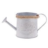Maxbell Metal Flower Watering Barrel Flower Pot Plant Bucket Desktop Home Ornament