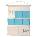 Max Over The Door Organizer Wall Hanging Storage Bag 7 Pocket Hook Tower