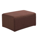 Max Maxb Stretch Ottoman Pouf Cover Footrest Stool Slipcover Protector Coffee