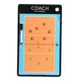 Maxbell Double Sided Coaches Board Basketball Soccer Strategy Board Training Aid Volleyball