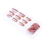 Maxbell 24 Pieces Nail Art Tips False Nails Salon DIY Manicure Tool 06