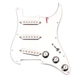 Maxbell Mirror Surface Prewired 3 Single Coil Pickguard SSS for Fender Guitar Chrome