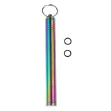 Maxbell Waterproof Titanium Alloy Pocket Toothpick Ear Pick Holder Camping Colorful