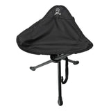 Maxbell Portable Folding Stool Lightweight Footstool for Backpacking Garden BBQ Black