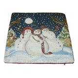 Max Cotton Linen Christmas Sofa Cushion Cover Throw Pillow Case Snowman