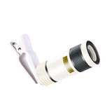 Maxbell Maxbell 8x Phone Camera Lens Universal for Most Phone or Tablet Camping Concerts White