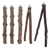 Maxbell 5Pcs Bird Perches Bird Grinding Claws Bird Branches for Cockatiels Parakeets