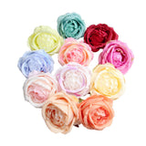 Maxbell 10 Pieces Artificial Rose Flower Head DIY Wedding Decorations mixed