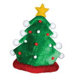 Maxbell Christmas Tree Hat Photo Props Adults Xmas Headgear for Masquerade Holiday Green