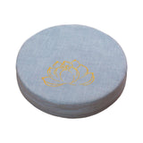 Maxbell Round Meditation Cushion 40cm Dia with Removable Cover Seating for Indoor Light Blue 10cm